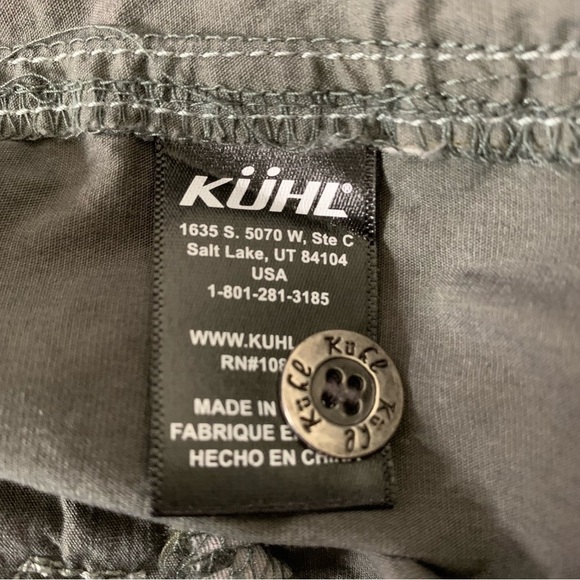 Kuhl Women’s Capri Cargo Hiking Pants Size 10 With Drawstring Waist - Picture 8 of 12